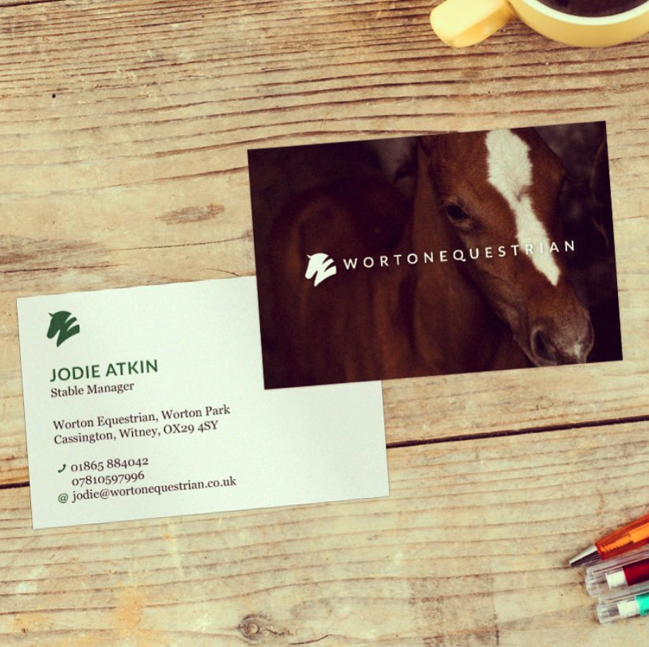 Worton Equestrian Business Cards